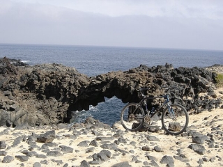 Parada en una cala